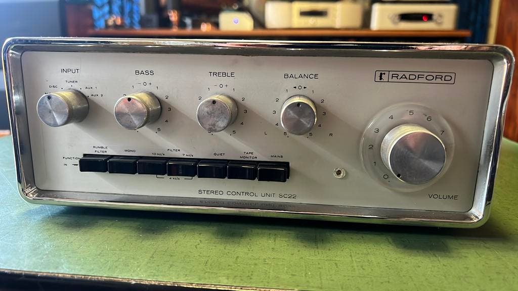 Radford Vintage Buizen Voorversterker