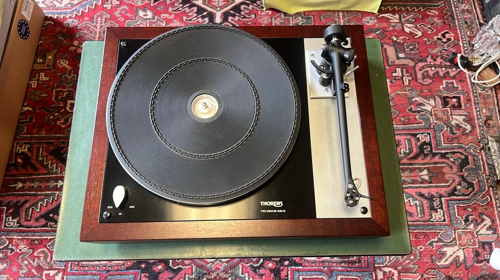 Thorens TD 160 B MK II Platenspeler met Rega RB 330 & Rega Ania MC