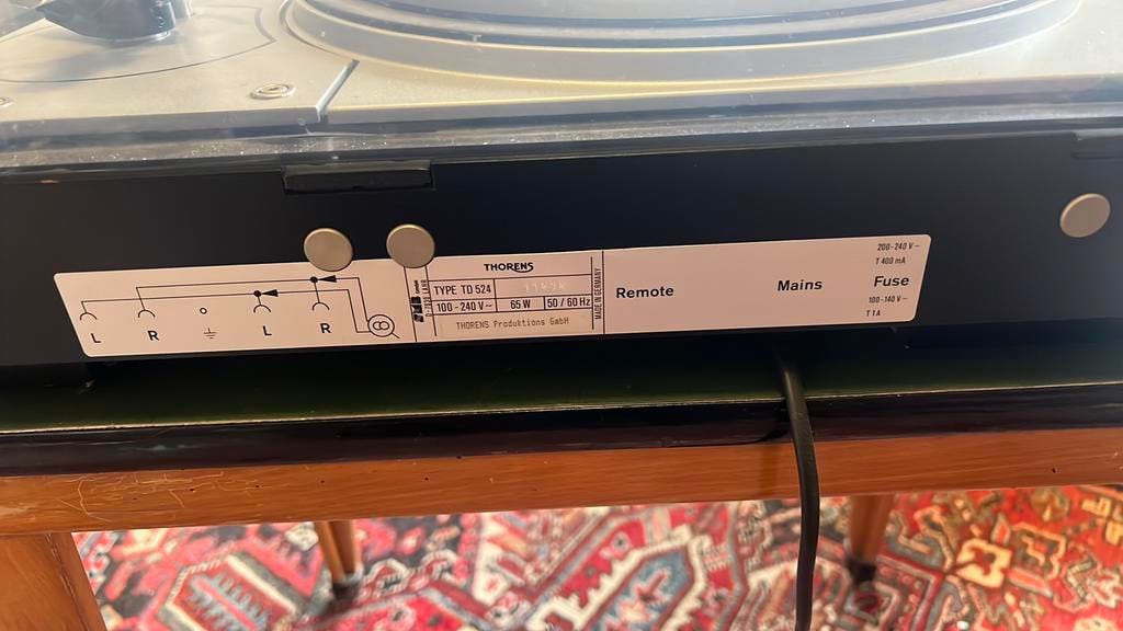 Thorens TD 524 Professional EMT - Marktplaats Afbeelding 5
