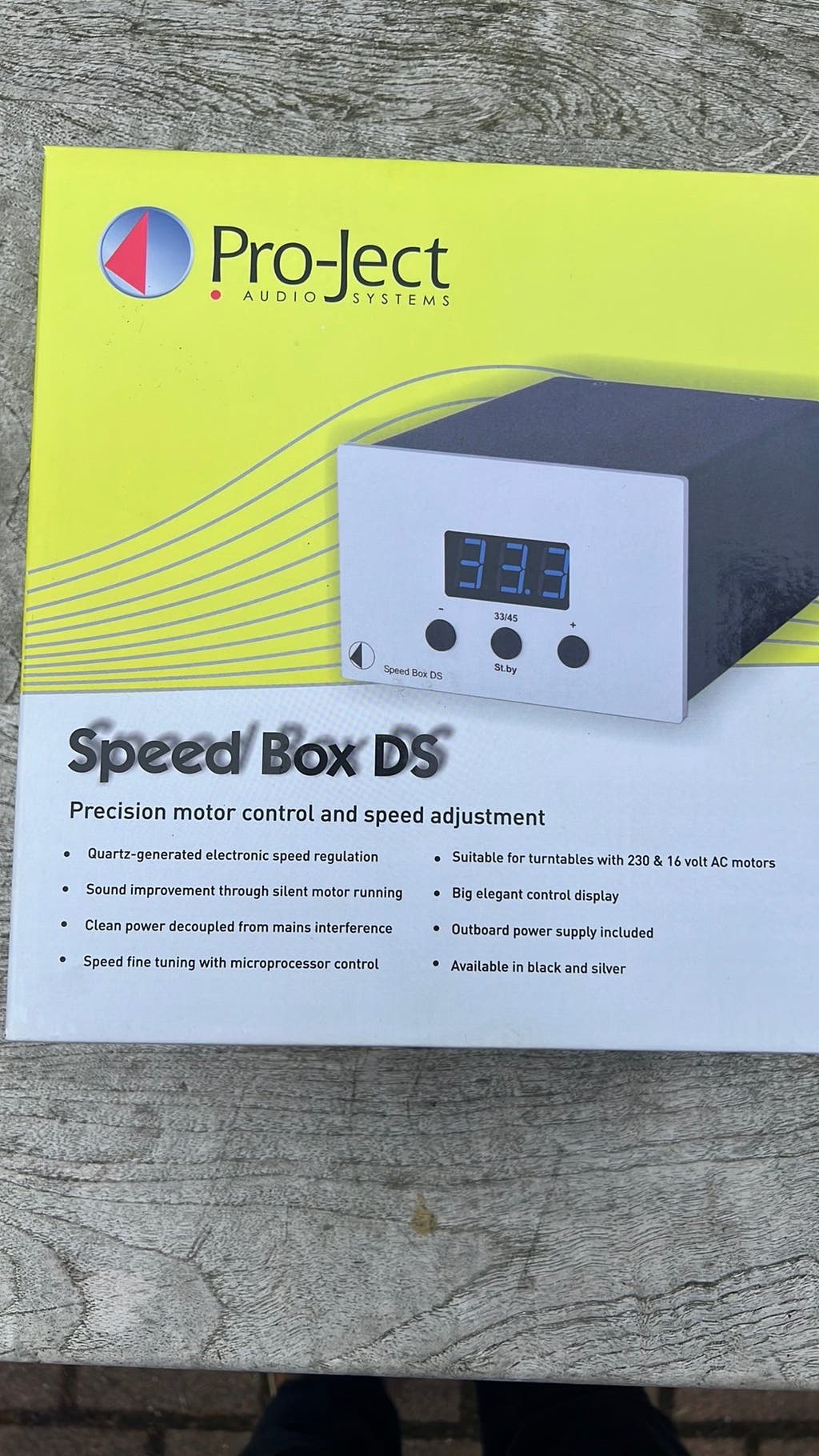 Pro-Ject Speed Box DS Elektronische Snelheidsregelaar